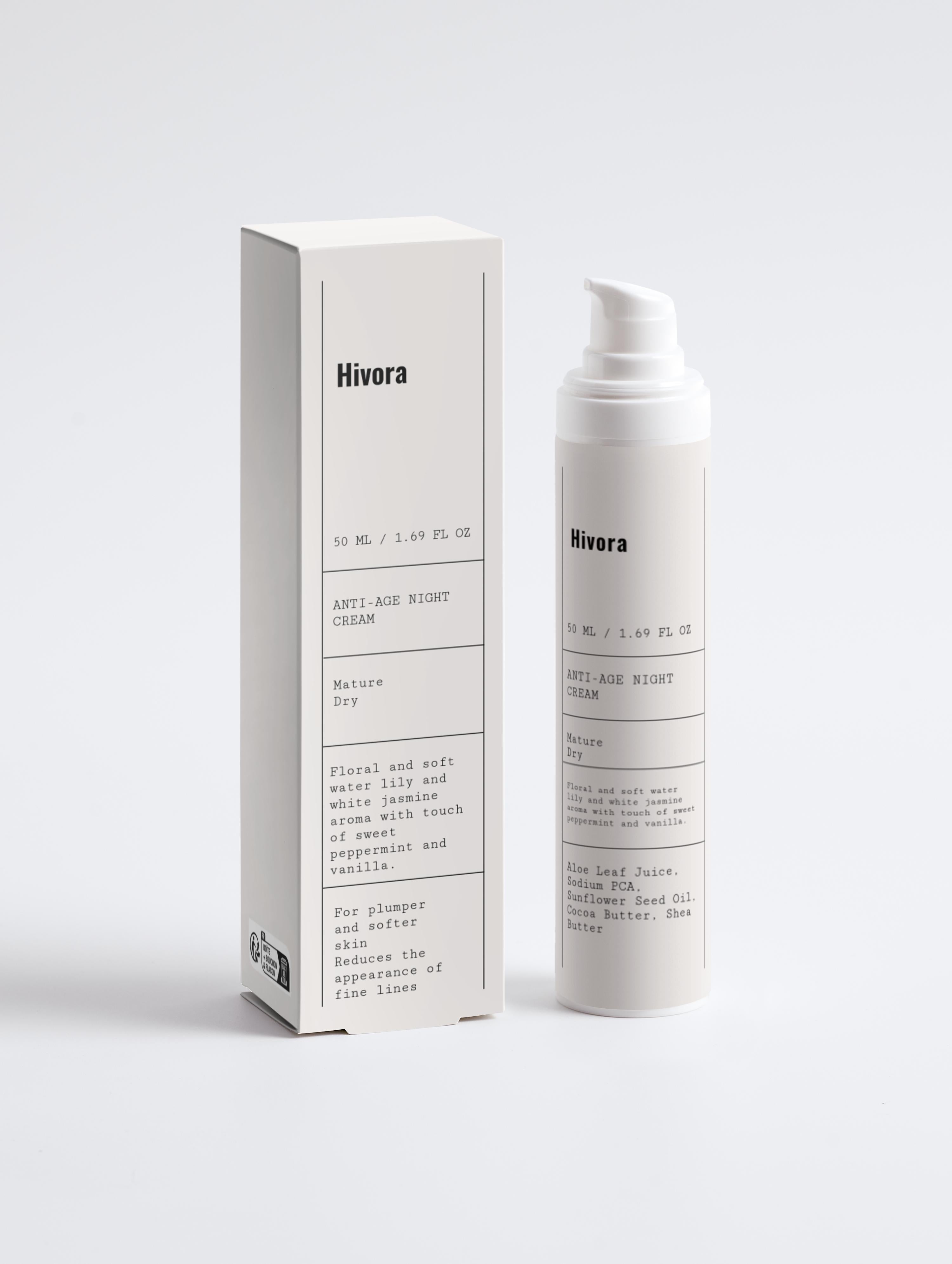 Hivora  Anti-Age Night Cream - Hivora